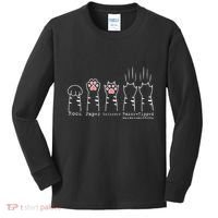 Rock Paper Scissors Cat Funny Kitten Cute Paw Kids Long Sleeve Shirt thumb 0