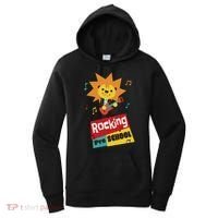 Rocking Pre School Lion Guitar Women's Hoodie thumb 0