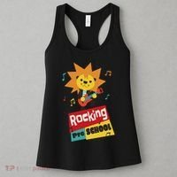 Rocking Pre School Lion Guitar Women's Tank Top thumb 3