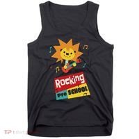 Rocking Pre School Lion Guitar Tank Top thumb 0