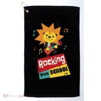 Rocking Pre School Lion Guitar Golf Towel thumb 0