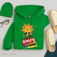 Rocking Pre School Lion Guitar Hoodie thumb 4