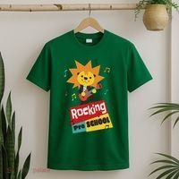 Rocking Pre School Lion Guitar T-Shirt thumb 2