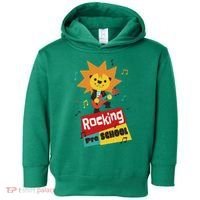 Rocking Pre School Lion Guitar Toddler Hoodie thumb 0
