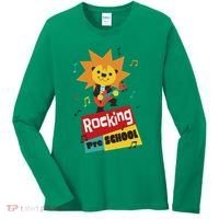 Rocking Pre School Lion Guitar Women's Long Sleeve Shirt thumb 0