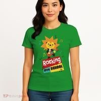 Rocking Pre School Lion Guitar Women's T-Shirt thumb 4