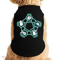 Rock Paper Scissors Spock Lizard Funny Game Doggie Tank thumb 0