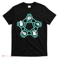 Rock Paper Scissors Spock Lizard Funny Game T-Shirt thumb 0