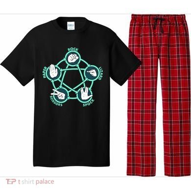 Rock Paper Scissors Spock Lizard Funny Game Pajama Set