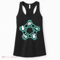 Rock Paper Scissors Spock Lizard Funny Game Women's Tank Top thumb 0