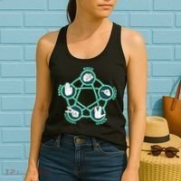 Rock Paper Scissors Spock Lizard Funny Game Women's Tank Top thumb 2