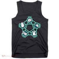Rock Paper Scissors Spock Lizard Funny Game Tank Top thumb 0