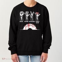 Rock Paper Scissors Table Saw Carpenter Craftsman Woodworker Women's Sweatshirt thumb 0