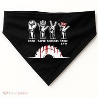 Rock Paper Scissors Table Saw Carpenter Craftsman Woodworker USA-Made Doggie Bandana thumb 0