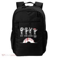 Rock Paper Scissors Table Saw Carpenter Craftsman Woodworker Backpack thumb 0