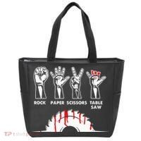 Rock Paper Scissors Table Saw Carpenter Craftsman Woodworker Tote Bag thumb 0