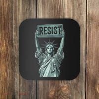 Resist Protest Statue Of Liberty Coaster thumb 0