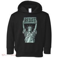Resist Protest Statue Of Liberty Toddler Hoodie thumb 0