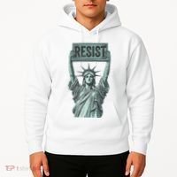 Resist Protest Statue Of Liberty Hoodie thumb 2