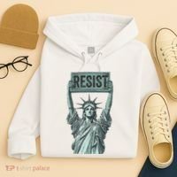 Resist Protest Statue Of Liberty Hoodie thumb 4