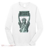 Resist Protest Statue Of Liberty Long Sleeve Shirt thumb 0