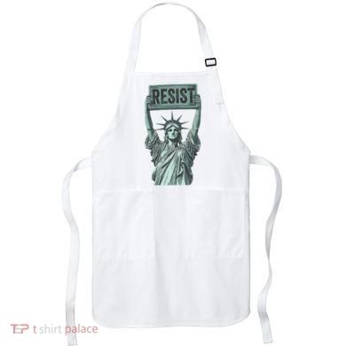 Resist Protest Statue Of Liberty Apron