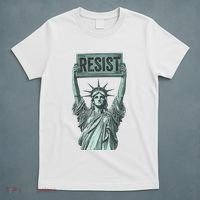 Resist Protest Statue Of Liberty T-Shirt thumb 5