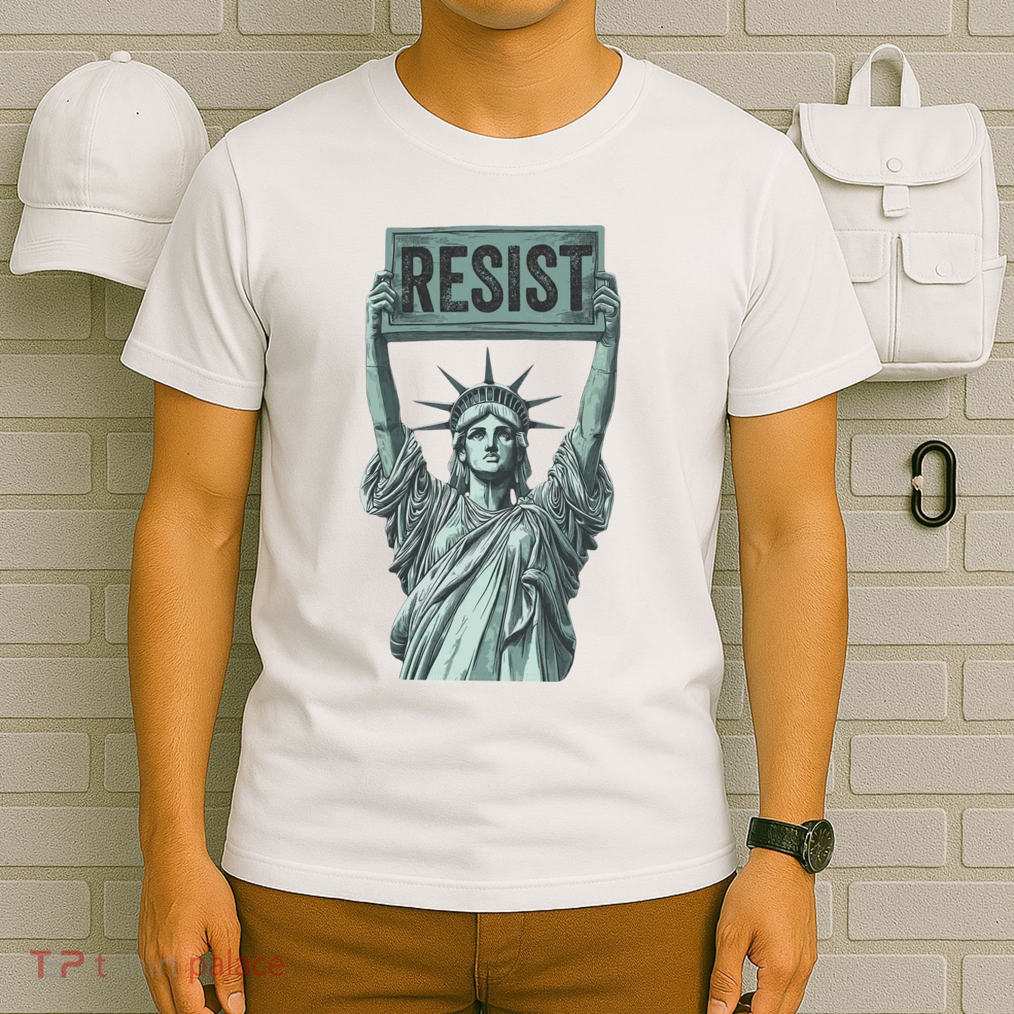 Resist Protest Statue Of Liberty T-Shirt