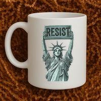 Resist Protest Statue Of Liberty Coffee Mug thumb 2