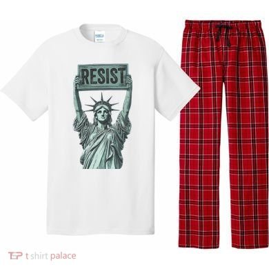 Resist Protest Statue Of Liberty Pajama Set