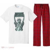Resist Protest Statue Of Liberty Pajama Set thumb 0