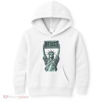 Resist Protest Statue Of Liberty Kids Hoodie thumb 0