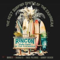 Rincon PR Surfing Capital Of The Caribbean Surfers Wipeout Long Sleeve Shirt thumb 2