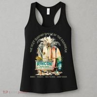 Rincon PR Surfing Capital Of The Caribbean Surfers Wipeout Women's Tank Top thumb 3
