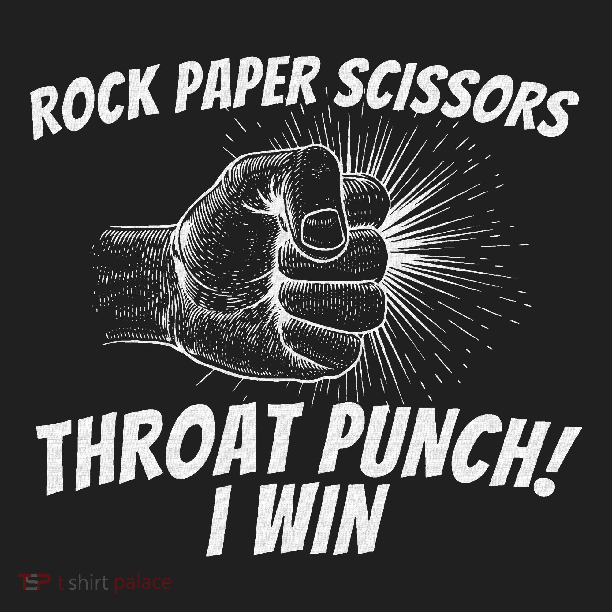 Rock Paper Scissors Throat Punch Adult Humor Sarcastic Tumbler