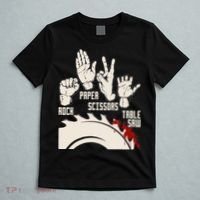 Rock Paper Scissors Table Saw Funny Woodworking Carpenter T-Shirt thumb 5