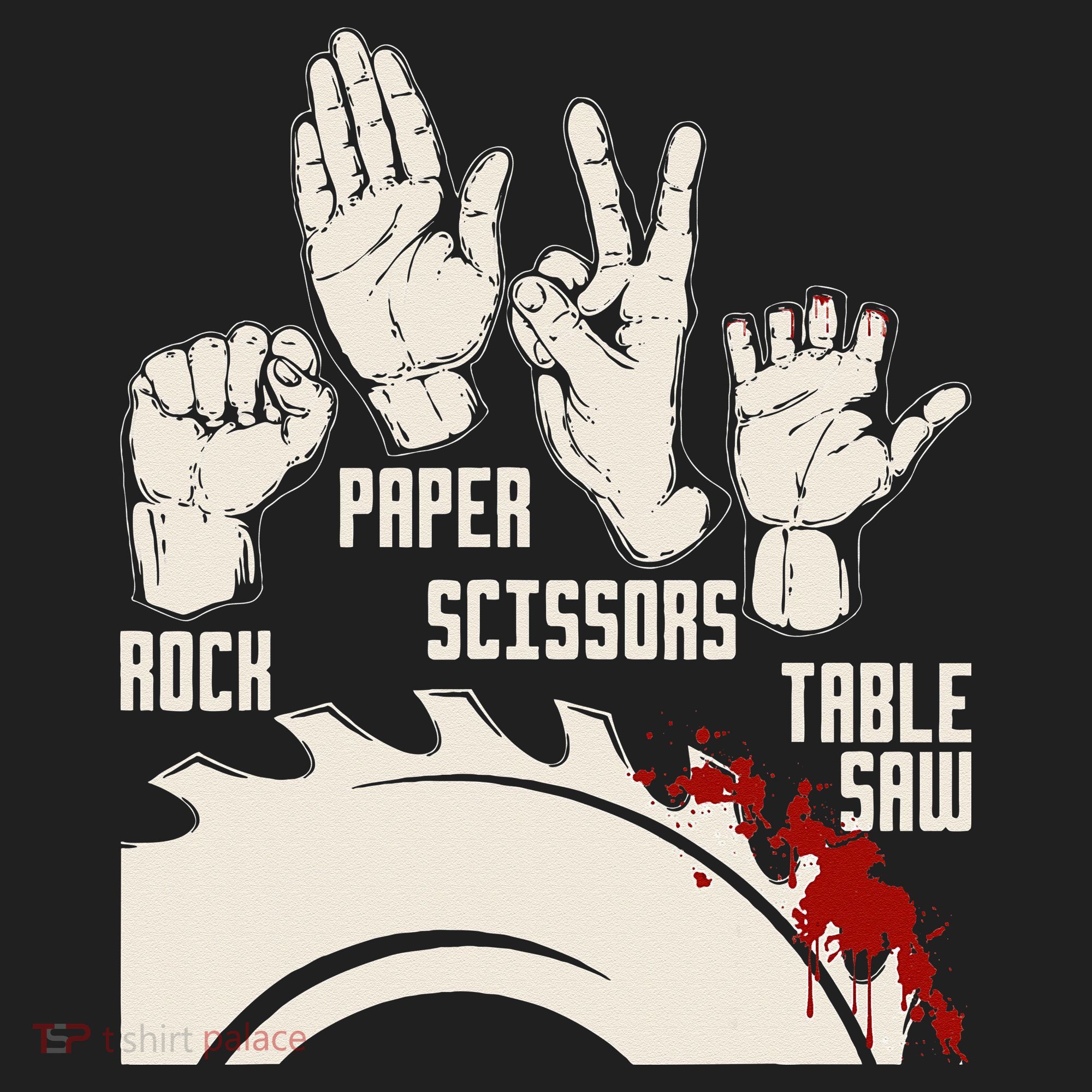 Rock Paper Scissors Table Saw Funny Woodworking Carpenter Hat
