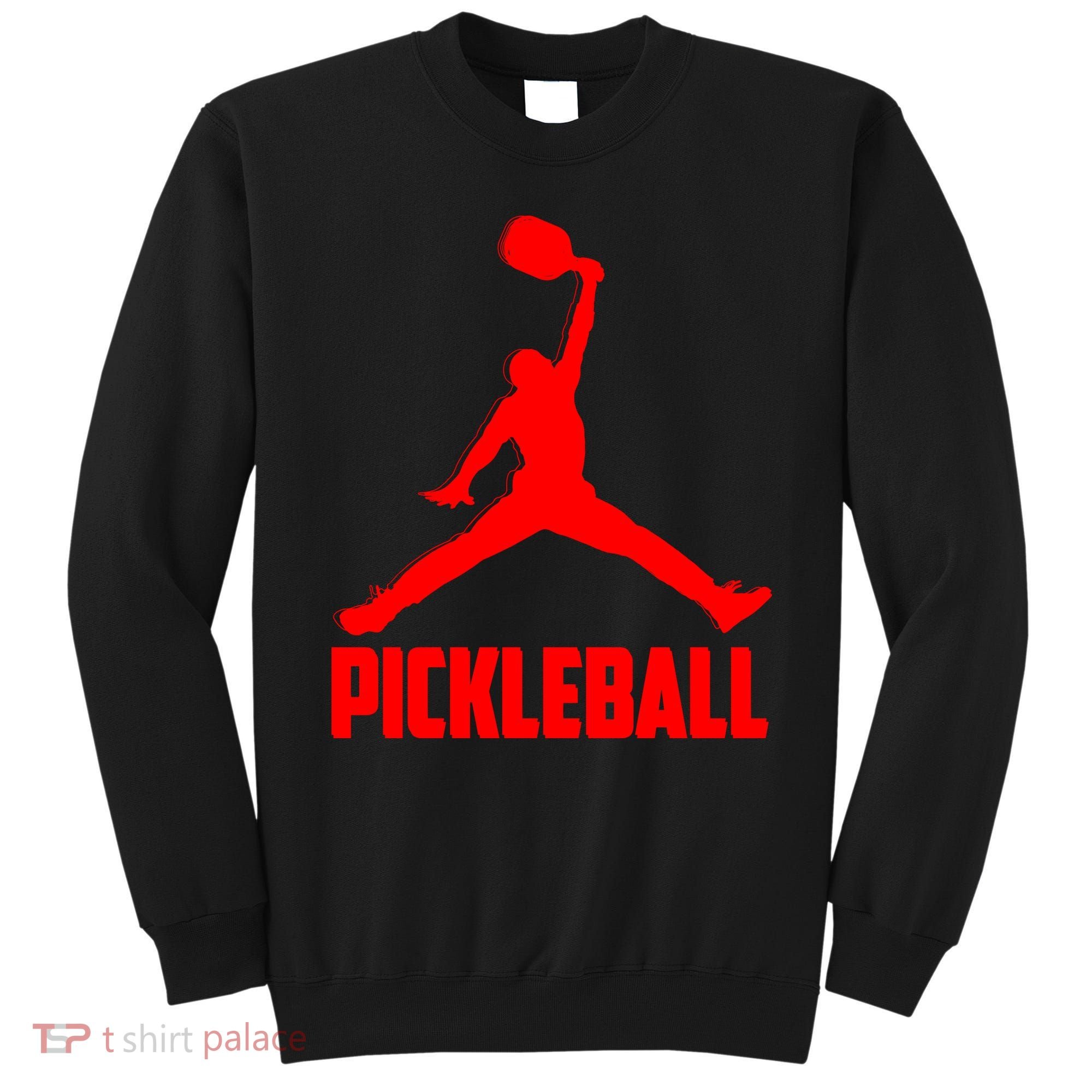 Red Pickleball Sports Logo Sweatshirt