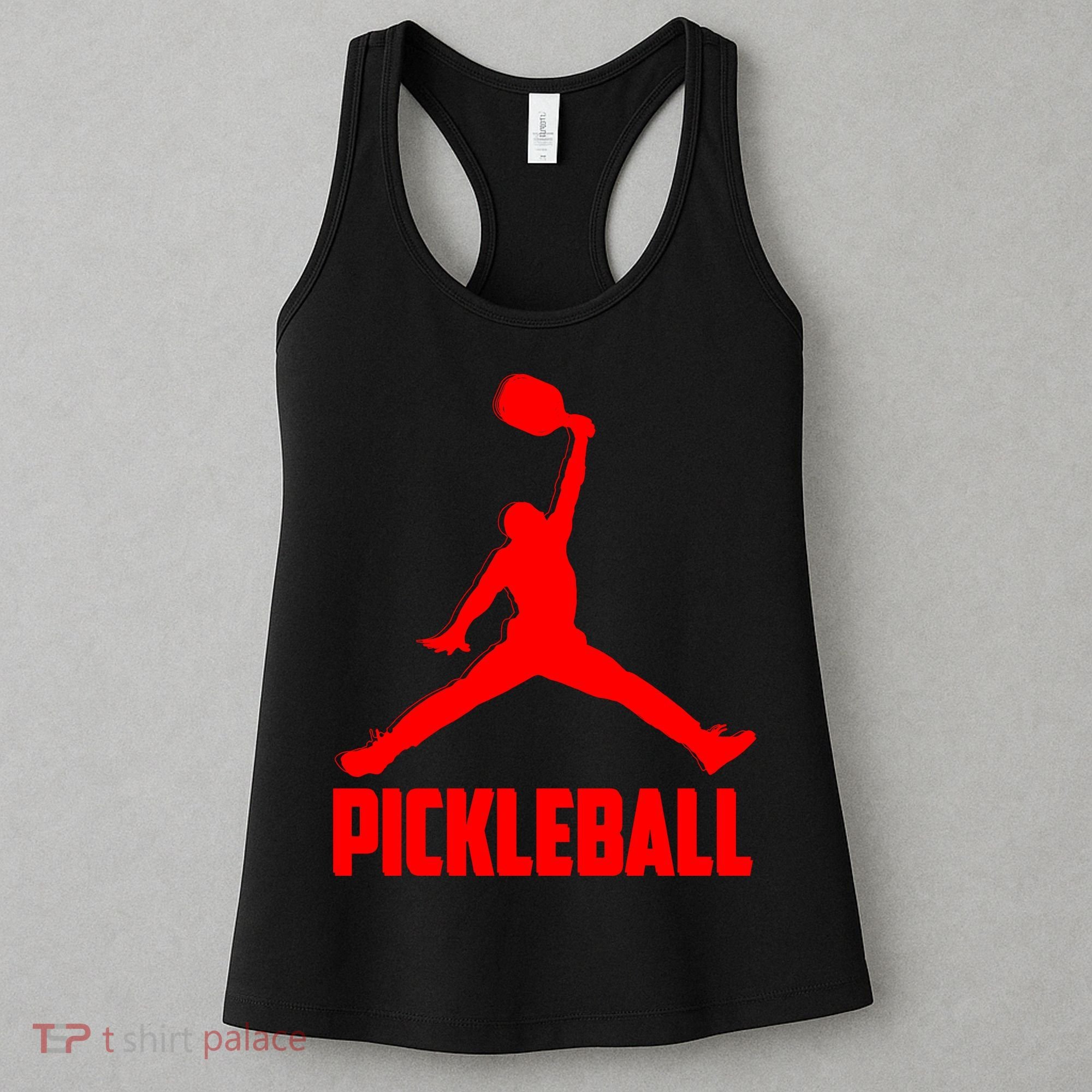 Red Pickleball Sports Logo Women's Tank Top
