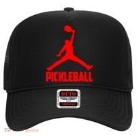 Red Pickleball Sports Logo Hat thumb 0