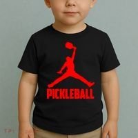 Red Pickleball Sports Logo Toddler T-Shirt thumb 2