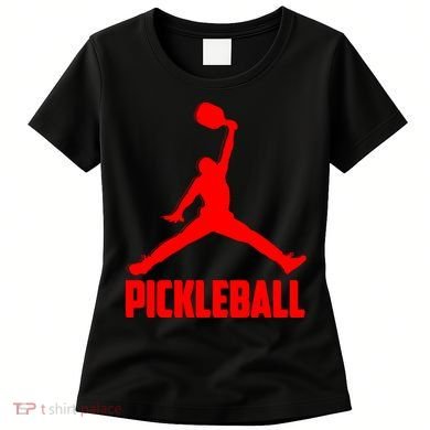 Red Pickleball Sports Logo Women's T-Shirt