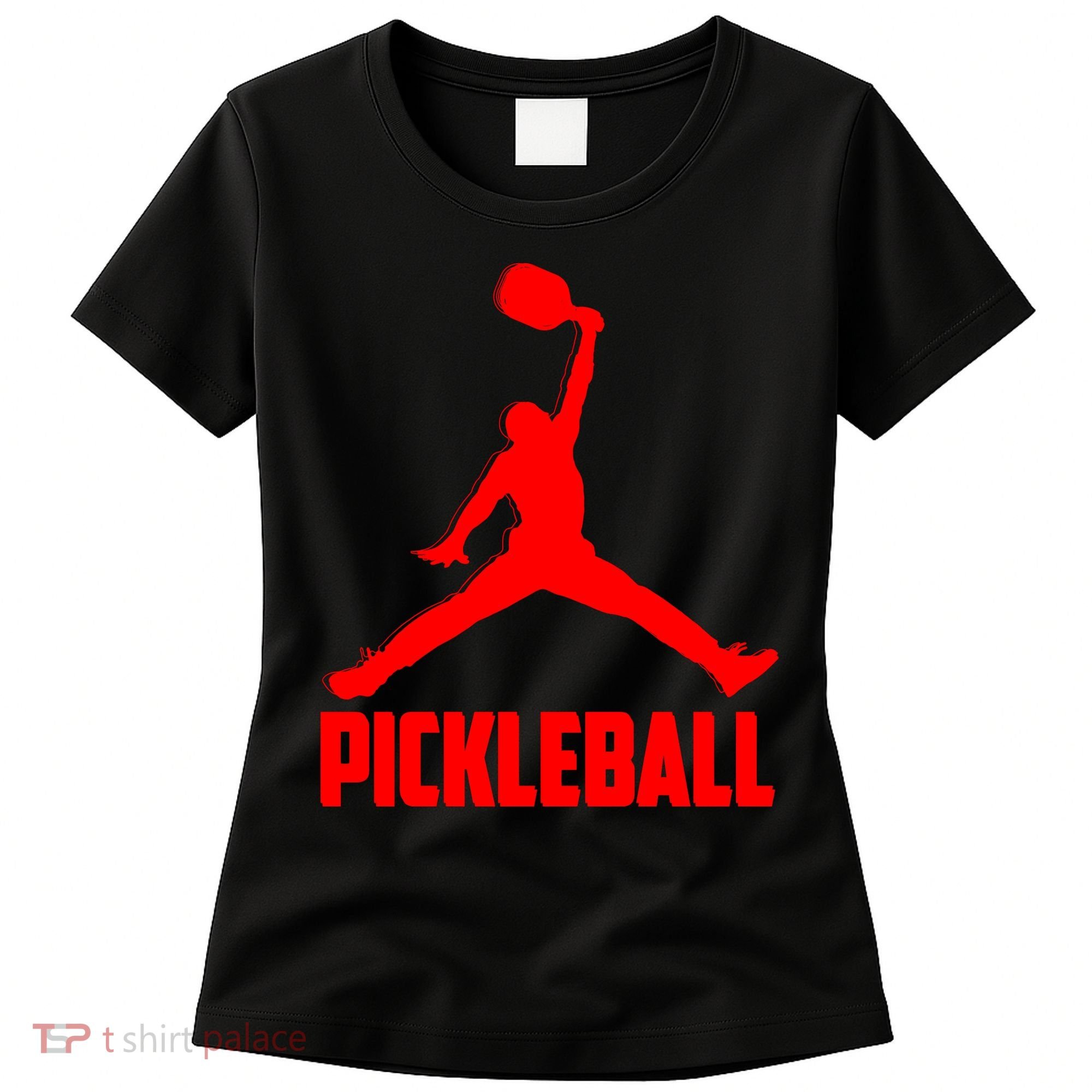 Red Pickleball Sports Logo Women's T-Shirt