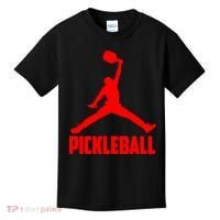 Red Pickleball Sports Logo Kids T-Shirt thumb 0