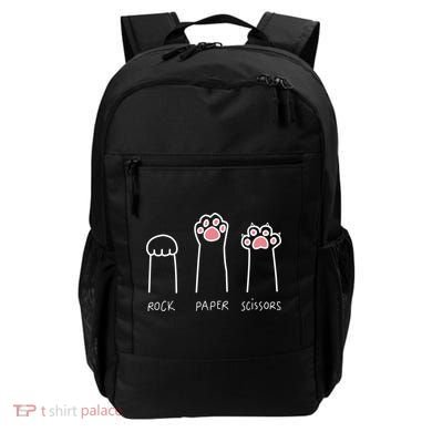 Rock Paper Scissors Cat Paws Backpack
