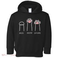 Rock Paper Scissors Cat Paws Toddler Hoodie thumb 0