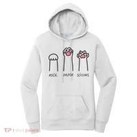 Rock Paper Scissors Cat Paws Women's Hoodie thumb 0