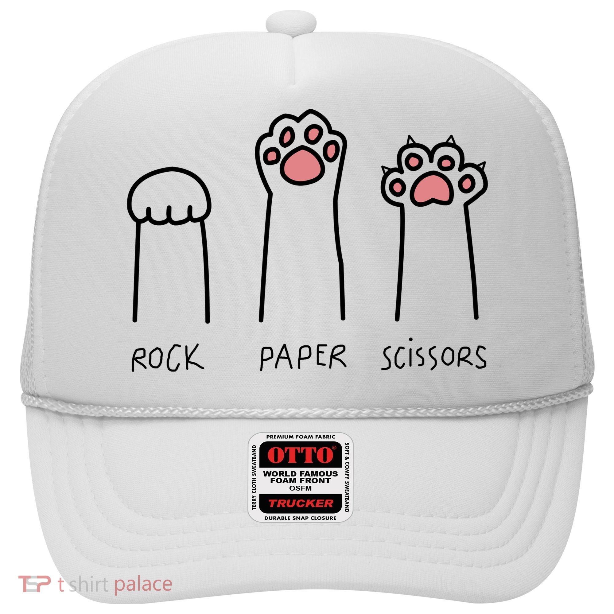 Rock Paper Scissors Cat Paws Hat
