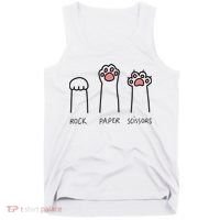 Rock Paper Scissors Cat Paws Tank Top thumb 0