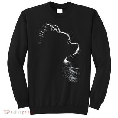 Retro Pomeranian Silhouette Sweatshirt